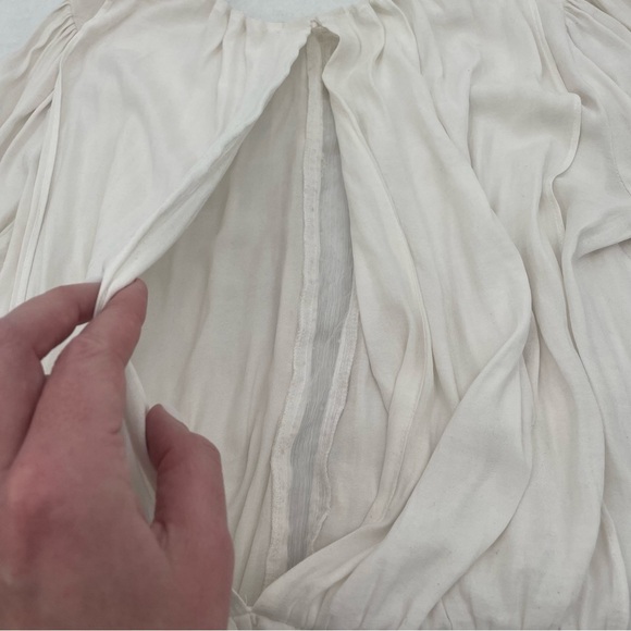 FREE PEOPLE Women’s Soul Serene Ivory Blouse size: Large - Picture 5 of 11